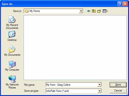 Save As Dialog: Figure 5