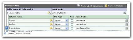 create database mapping