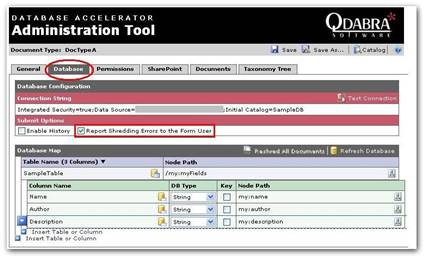 database mapping