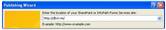 publish form