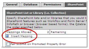 insert mapping