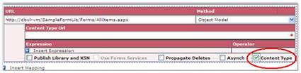content type box