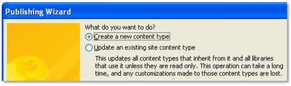 create new content type