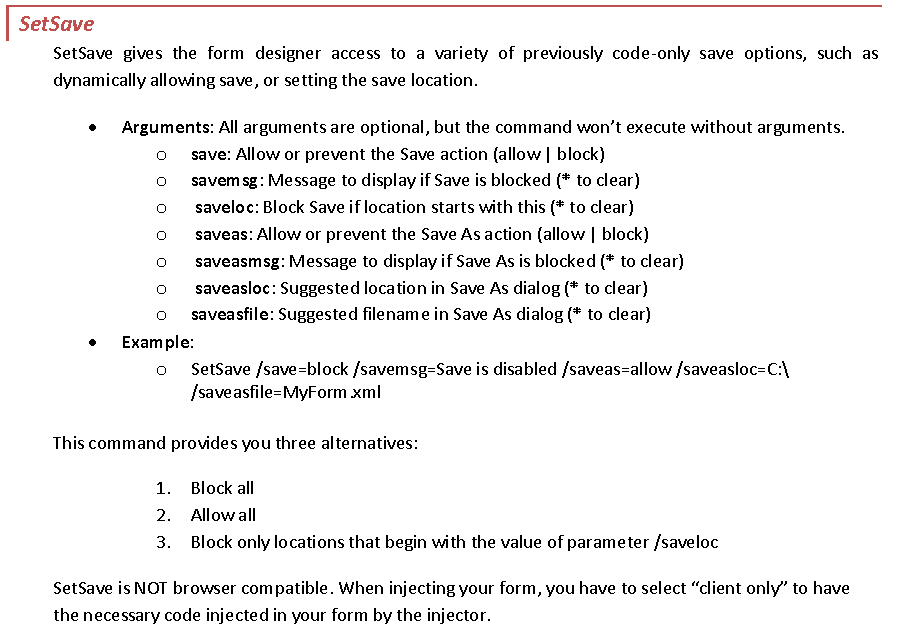 qRules SetSave