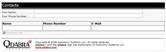 Sample Contacts Form
