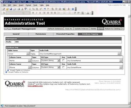 DAT - Database Mapping