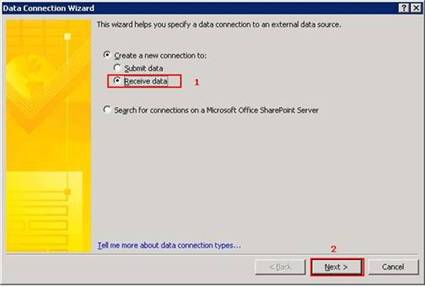 Receive Data from a Web Service