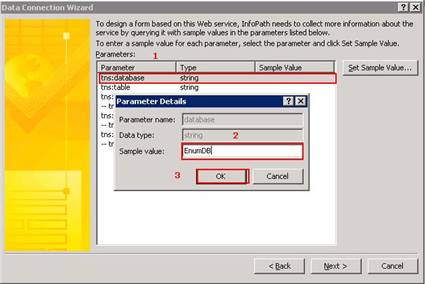 Parameter Sample Values 1