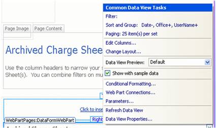 CommonDataViewTasks